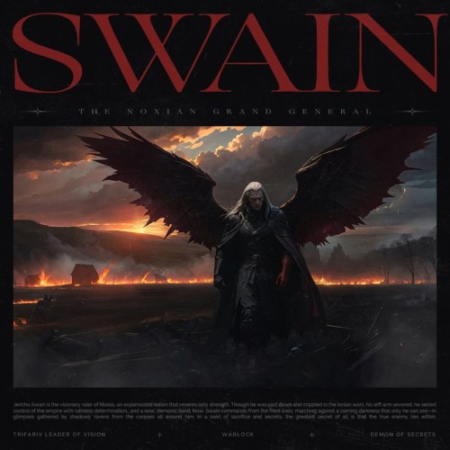 Swain Poster design League of Legends