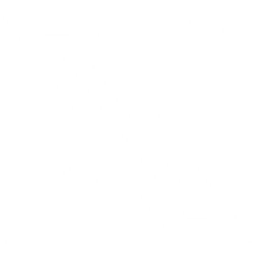 x social media white icon