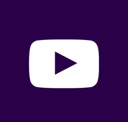 youtube dark purple icon ios